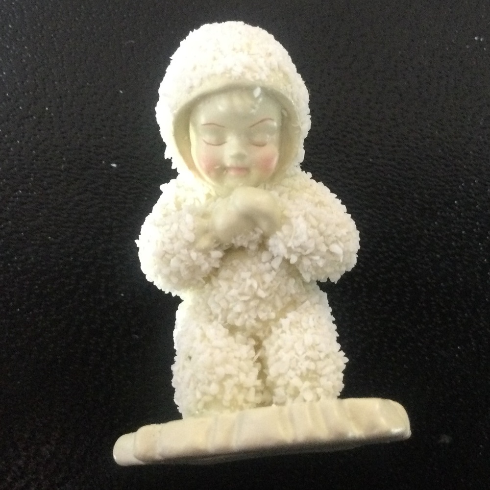 Vintage Snowbabies Miniatures “Now I Lay Me Down To Sleep”